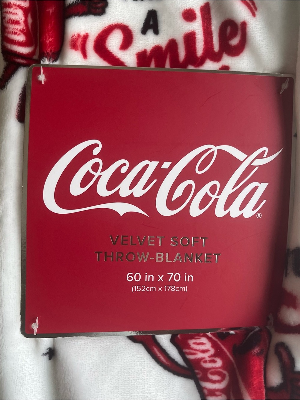 Coca Cola Throw - Picture 2 of 2